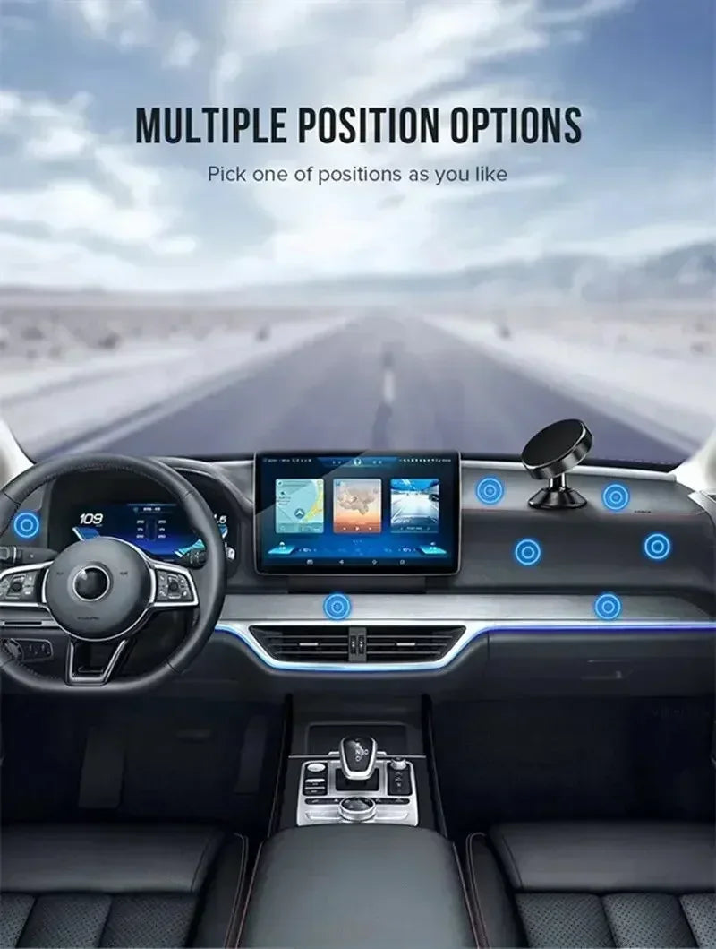 Magnetic Car Phone Holder Mount Dashboard Smartphone Mobile Stand Bracket Cell GPS Support in Car For iPhone Xiaomi Samsung LG