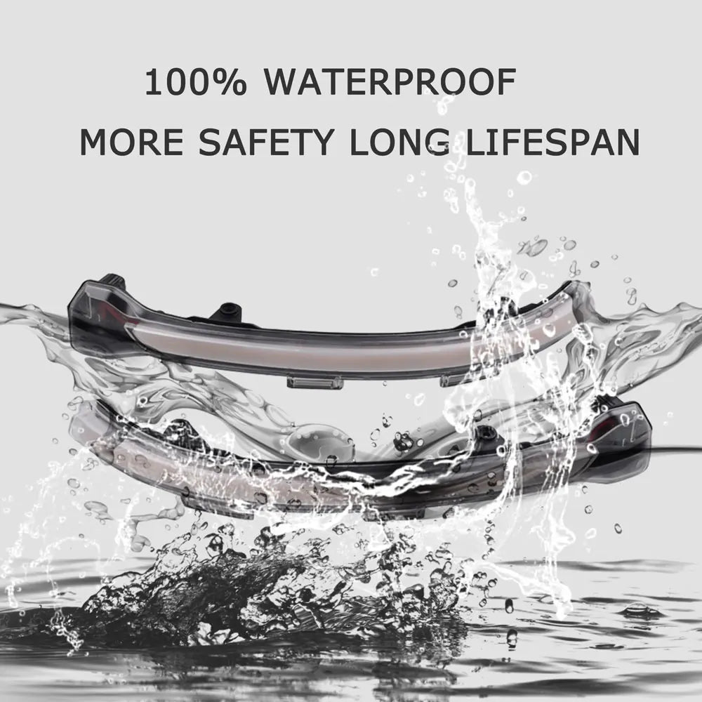 2pcs Malcayang For VW Golf 7.5 MK7.5 GTI R GTD RLINE MK7 7 Dynamic Blinker LED Turn Signal Mirror 2013 2016 2017 Jetta 2019 2020