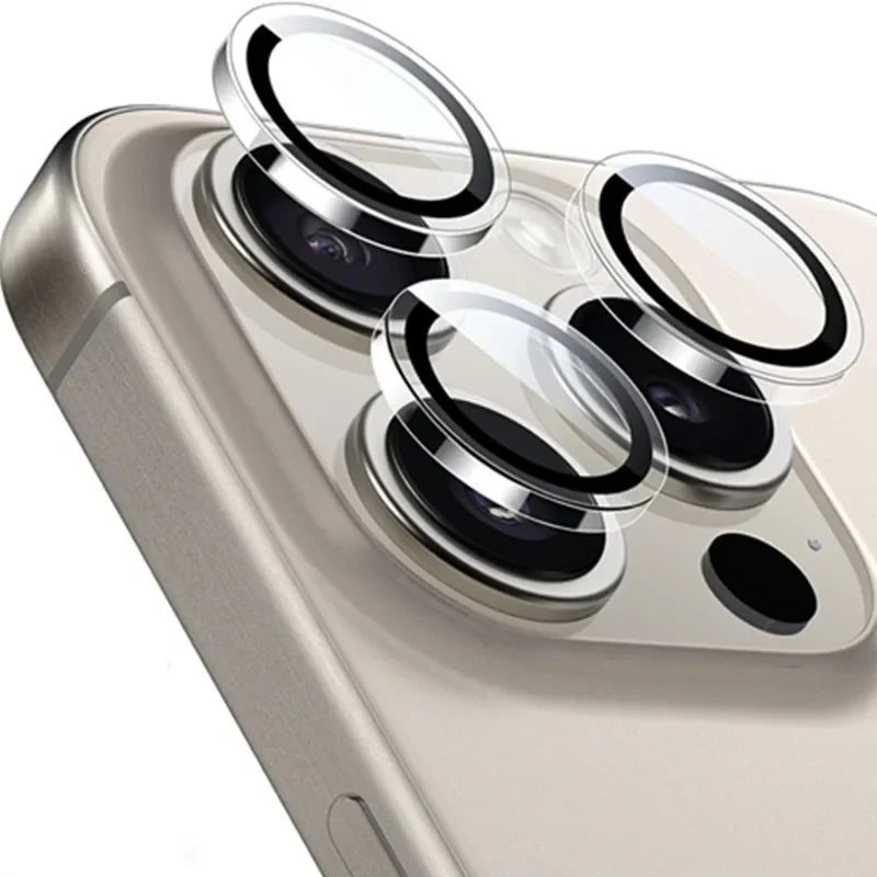 HD Clear Individual Tempered Glass Camera Lens Protector for IPhone 17 Air 15 14 13 16 Pro Max Plus 12 Mini i17 Ring Lens Cover