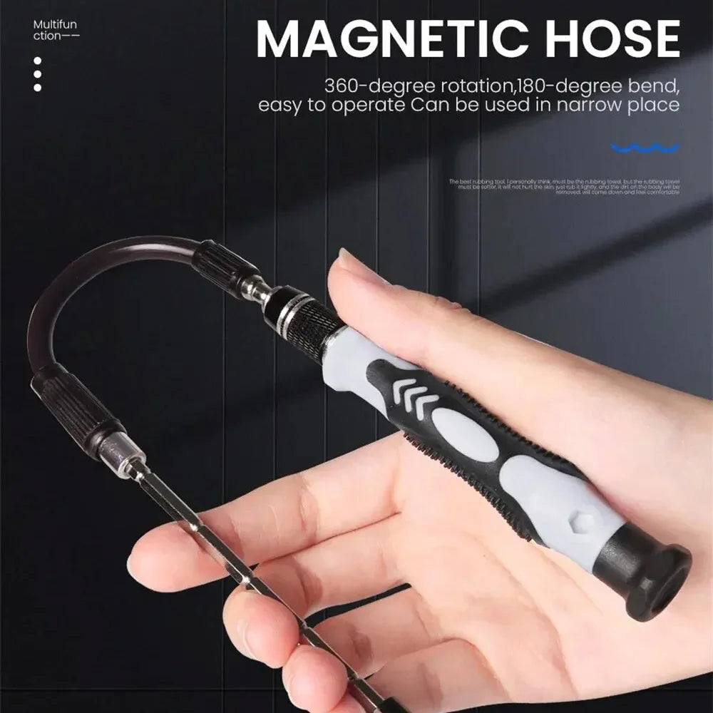 115 in1 Precision Screwdriver Kit, Includes Magnetic Tips, Ideal for Electronics and Laptop Repairs, Professional Nut Driver New