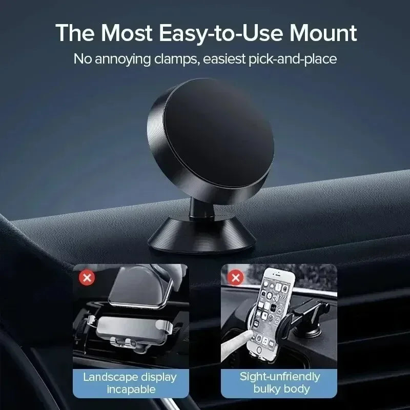 Magnetic Car Phone Holder Mount Dashboard Smartphone Mobile Stand Bracket Cell GPS Support in Car For iPhone Xiaomi Samsung LG