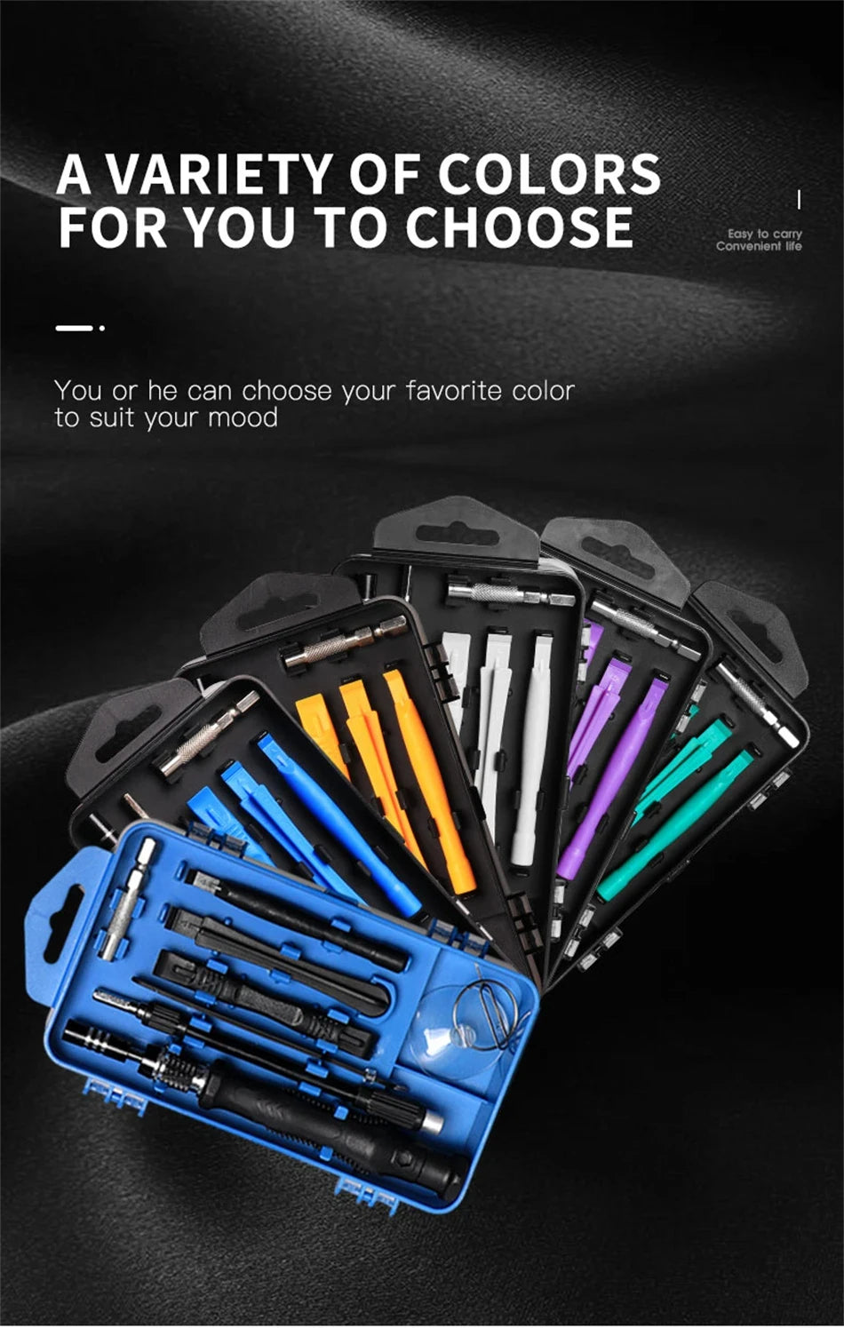 115 in 1 Professional Precision Screwdriver Set Magnetic Torx Hex Bits Repair Tool Kit for iPhone Xiaomi Mac PC Eyeglasses Watch