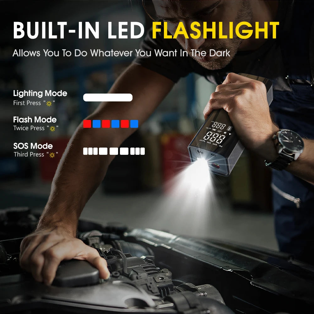 Wireless Tyre Air Pump Portable Car Air Compressor For Motorcycles Pickup Truck Digital Super Power Inflatable Smart Air Pump