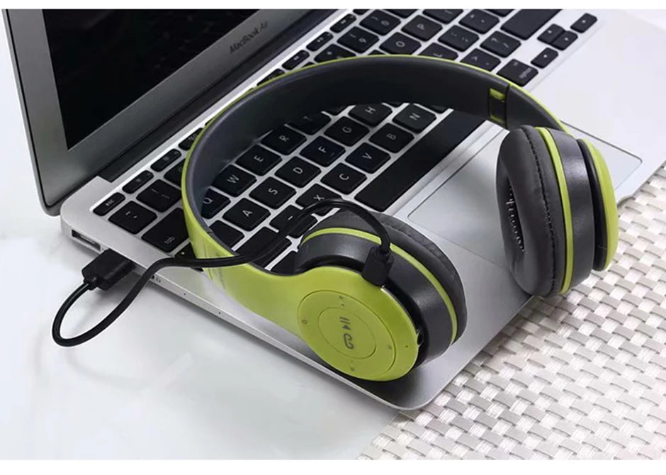 P47 Wireless Headphones Bluetooth 5.0 Earphones Foldable HIFI Stereo Bass for Music Gaming Kid Girl Earphone for iPhone XiaoMi