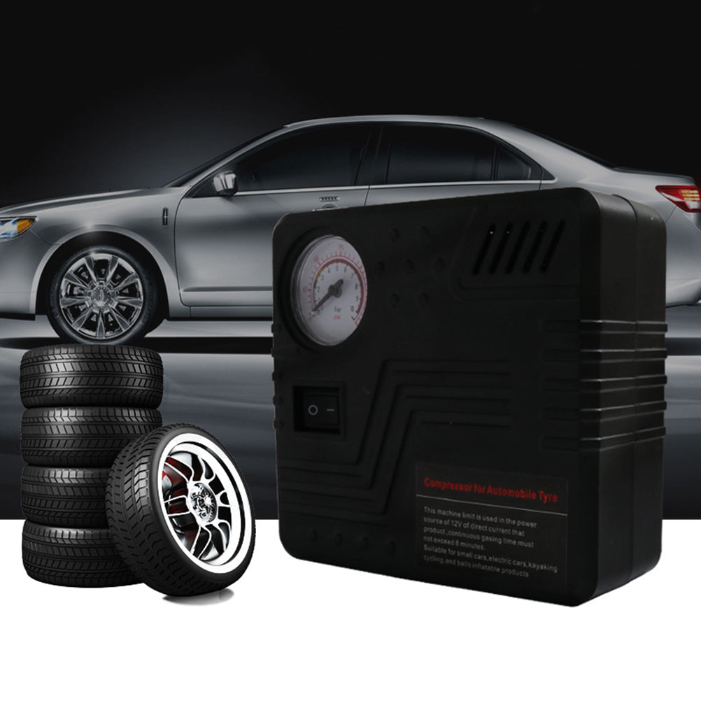 Car Air Pump for Pumps Tyres Tires Auto Automotive Compressor Mounted Inflation Inflator